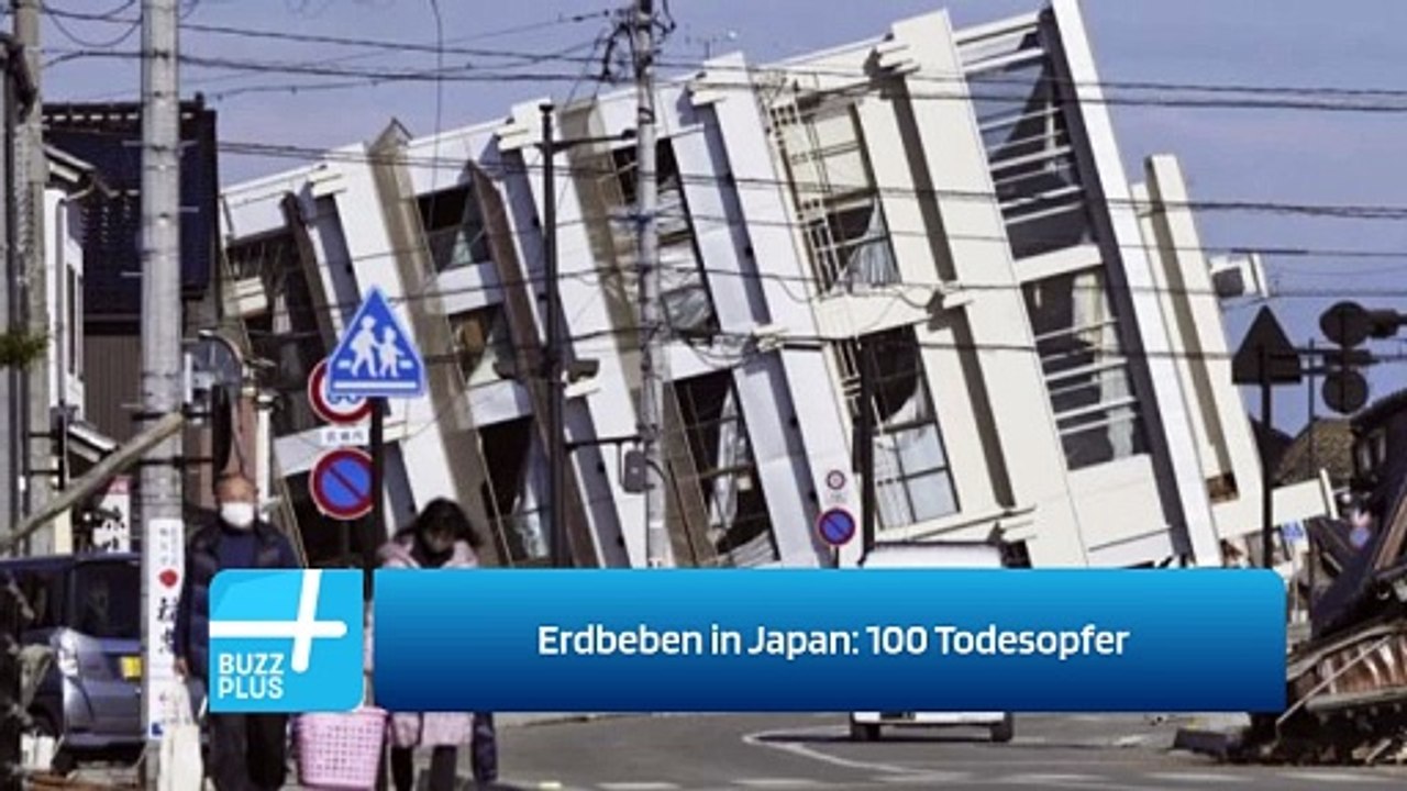 Erdbeben in Japan: 100 Todesopfer