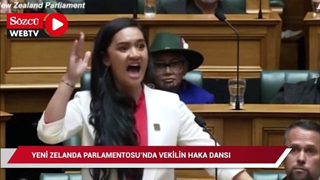 Genç milletvekili meclis kürsüsünde Haka dansı yaptı