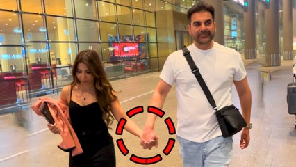 Download Video: Arbaaz Khan Spotted With Wife Sshura Khan Holding Her Throughout The Way On Airport