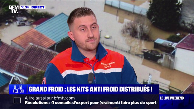 Vague de froid: On va devoir intensifier nos maraudes locales assure Julien Dumond, bénévole à la Protection civile