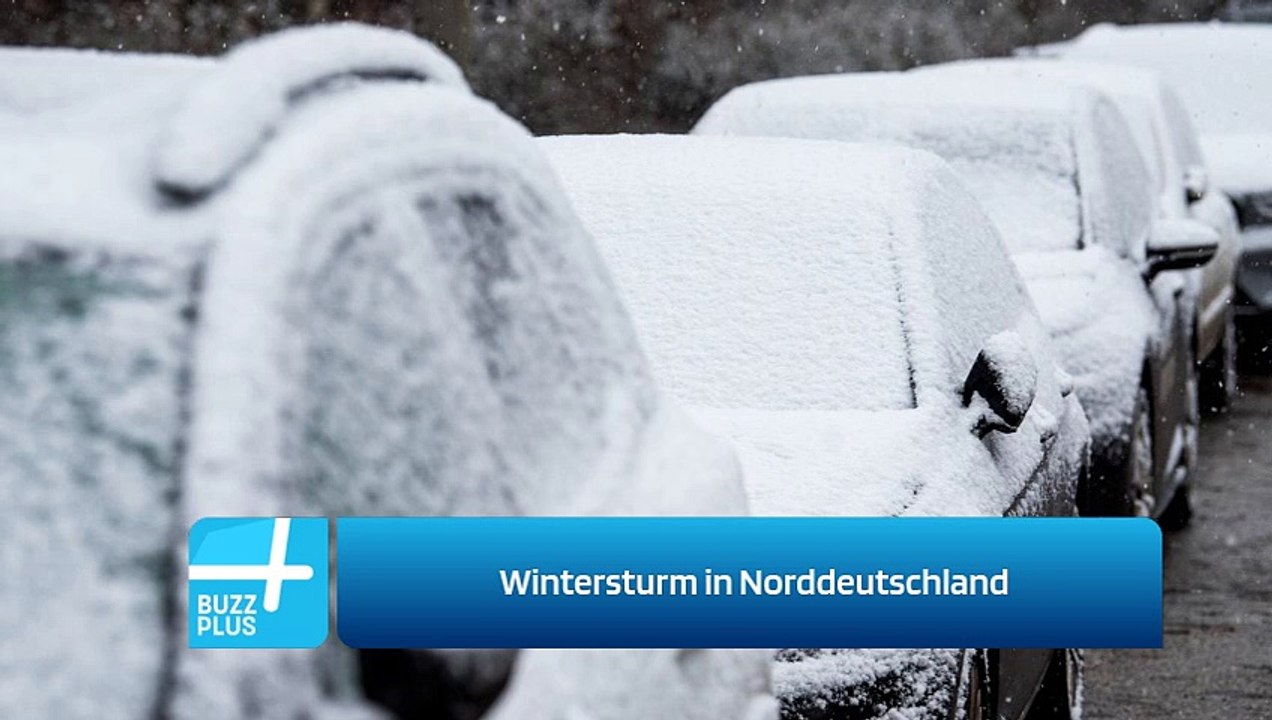 Wintersturm in Norddeutschland