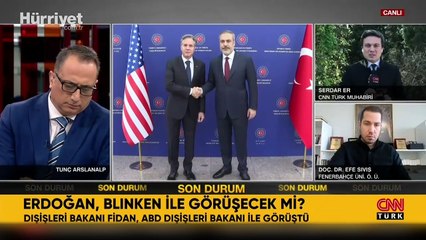 Hakan Fidan-Blinken görüşmesi sona erdi