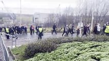 These were the scenes as Newcastle United fans arrived at the Stadium of Light