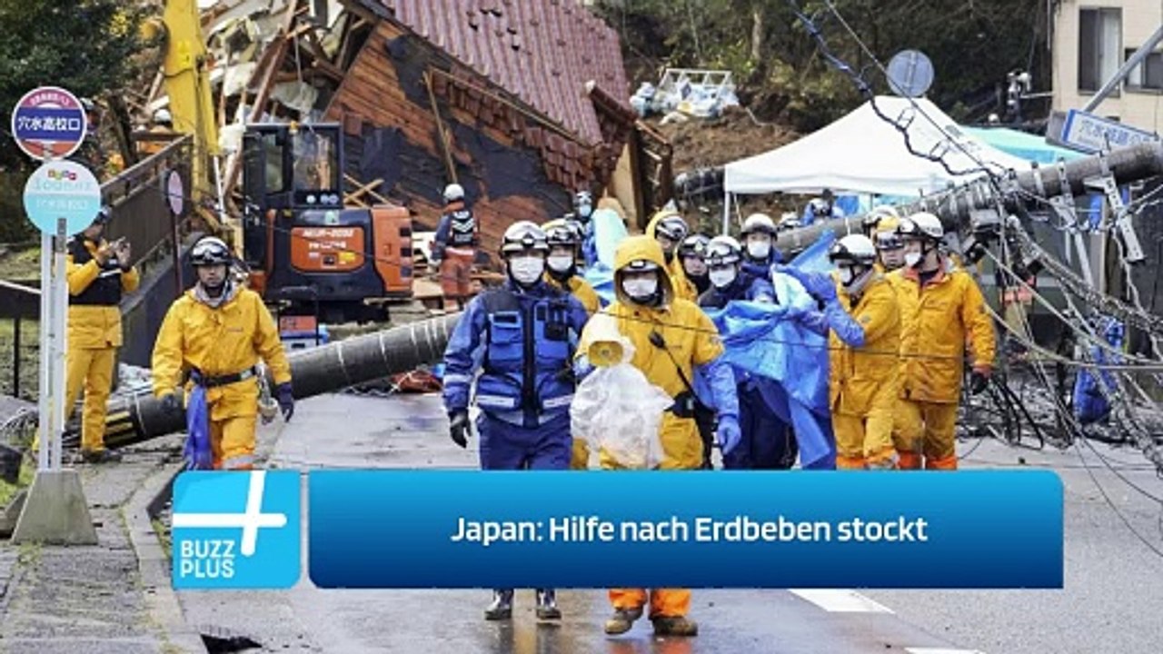 Japan: Hilfe nach Erdbeben stockt
