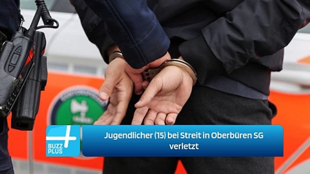 Jugendlicher (15) bei Streit in Oberbüren SG verletzt