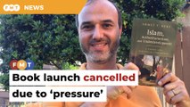 Book launch by US-academic cancelled after ‘pressure from conservatives’