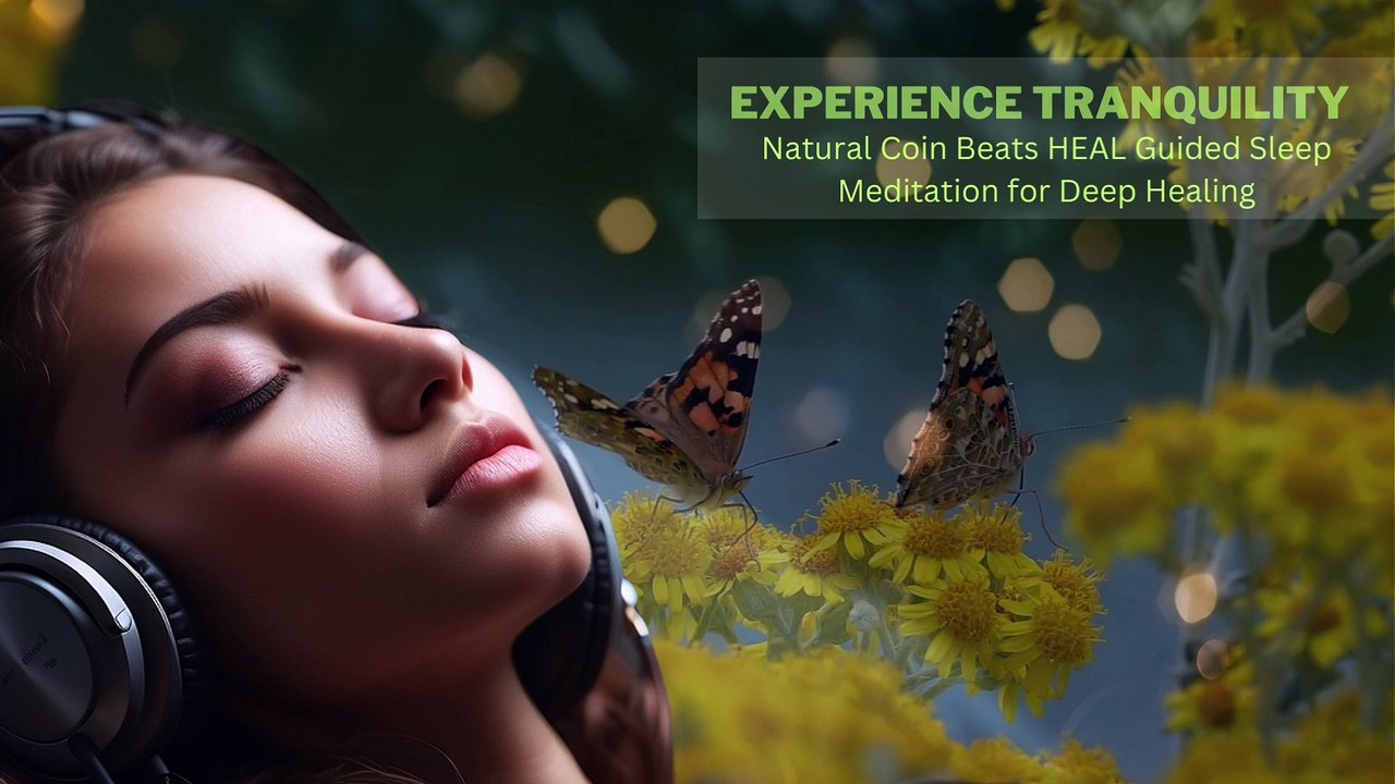 "Experience Tranquility: Natural Coin Beats HEAL Guided Sleep Meditation for Deep Healing"