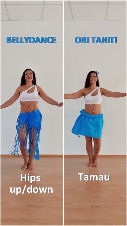 Belly dance vs. Ori Tahiti Hips up-down
