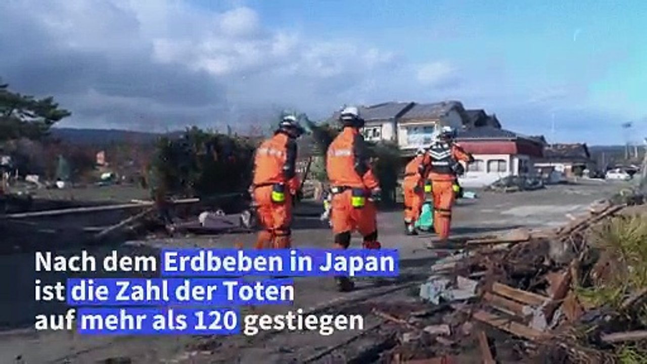 Erdbeben in Japan: Zahl der Opfer steigt weiter