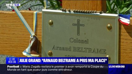 Six ans après l'attaque terroriste de Trèbes, Julie Grand, l'hôtesse de caisse sauvée par Arnaud Beltrame, témoigne