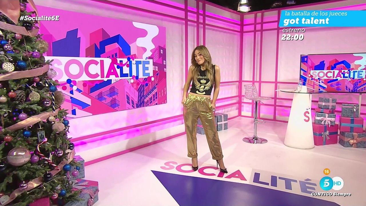 Estreno de María Verdoy como nueva presentadora de 'Socialité'