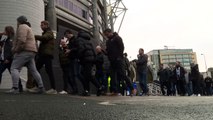 Newcastle United fans arrive at Sunderland