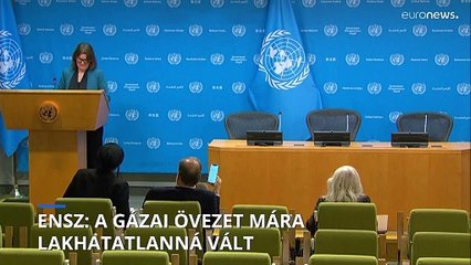 ENSZ: lakhatatlanná vált a Gázai övezet