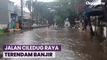 Hujan Deras, Jalan Ciledug Raya, Kebayoran Lama Terendam Banjir