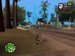 GTA_ San Andreas killing people and train out of control