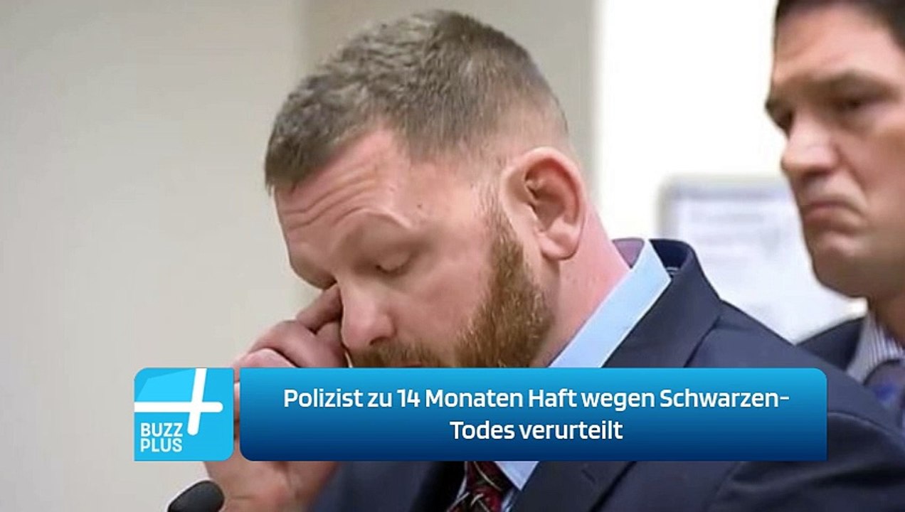 Polizist zu 14 Monaten Haft wegen Schwarzen-Todes verurteilt