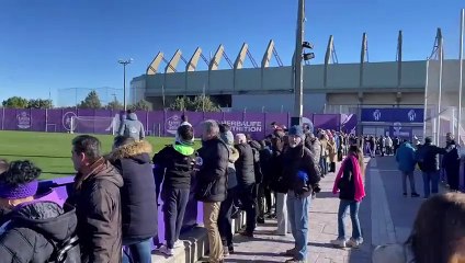 Entrenamiento del Día de Reyes del Real Valladolid