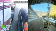 Dashcam Captures Car Crashes Into Truck - Hit and Run | Dashcam Ltd