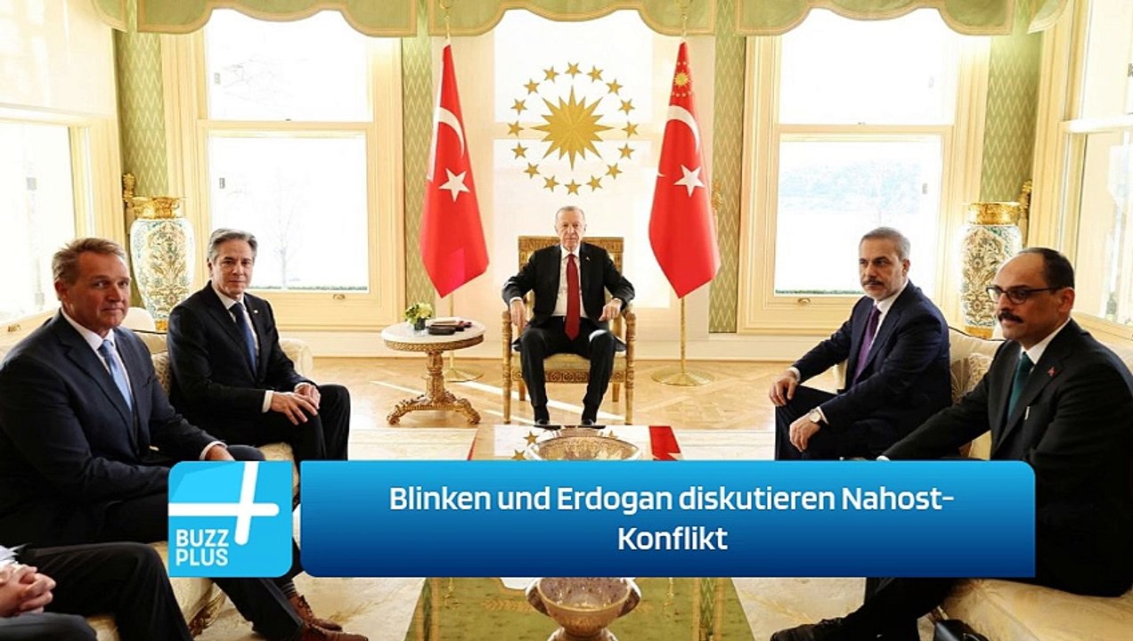 Blinken und Erdogan diskutieren Nahost-Konflikt