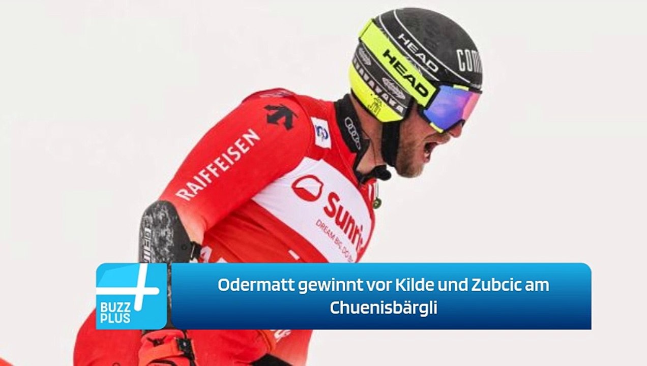 Odermatt gewinnt vor Kilde und Zubcic am Chuenisbärgli