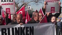 شاهد: تظاهرات في إسطنبول ضد زيارة بلينكن إلى تركيا