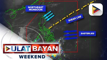 Shear line, malaki ang tsansa na magpaulan sa silangang bahagi ng Southern Luzon