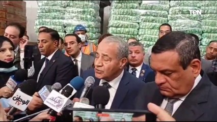 وزيرا التموين والتنمية المحلية يفتتحان المرحلة الأولى من المنطقة التجارية اللوجستية بمحافظة البحيرة