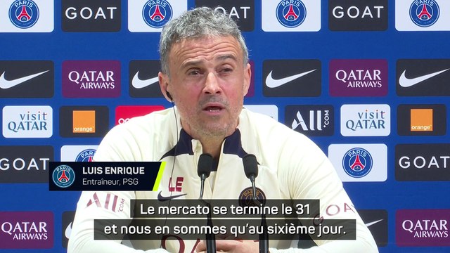 Luis Enrique : Nous sommes toujours prêts à faire venir des talents qui peuvent améliorer l'effectif