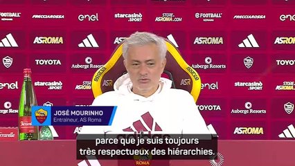 AS Rome - Mourinho souhaite le meilleur à Tiago Pinto