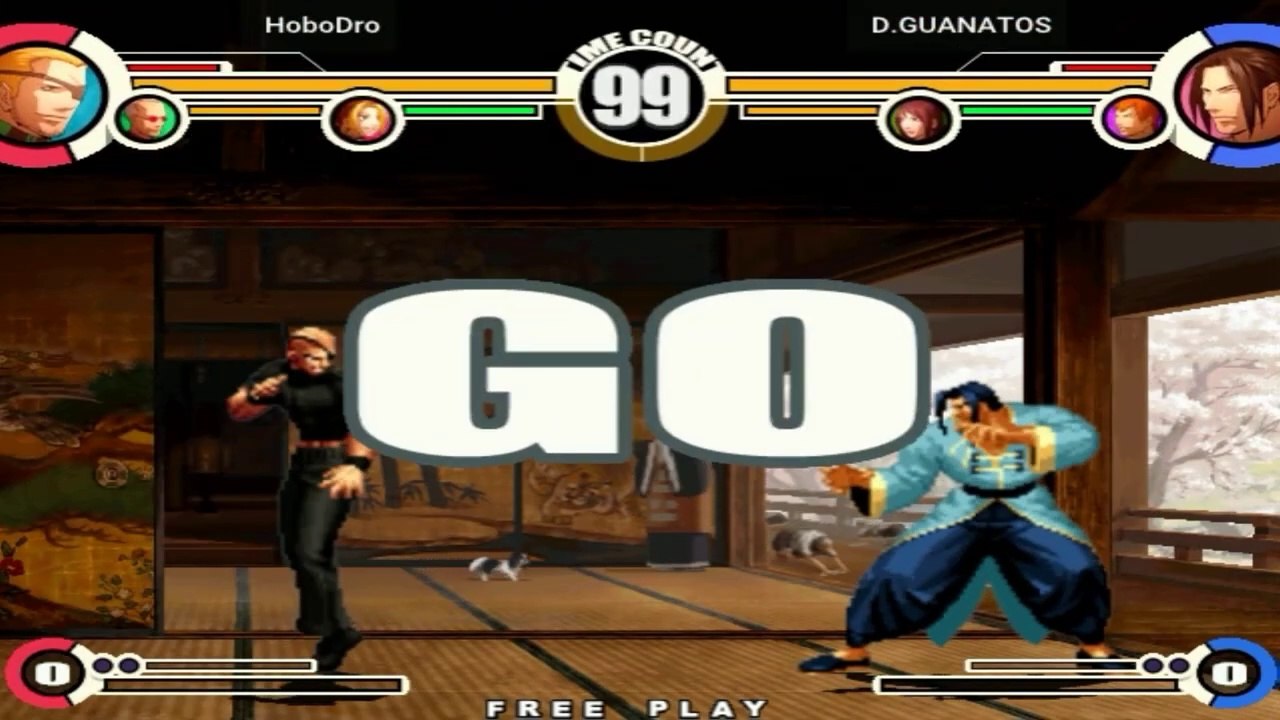 HoboDro vs D.GUANATOS - KOF XI