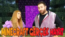 ÇOK GİZEMLİ BİR PORTAL | MİNECRAFT GERÇEK OLUYOR [ Minecraft Real Life ]