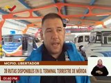 Terminal terrestre del estado Mérida dispone de 39 rutas por el territorio nacional