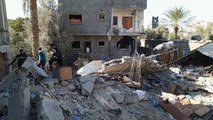 قصف إسرائيلي على دير البلح في وسط قطاع غزة