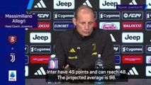 Allegri analyses Juventus' race for the Scudetto