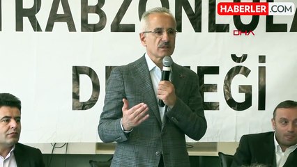 Ulaştırma Bakanı Abdulkadir Uraloğlu Trabzonlular Derneği'ni ziyaret etti