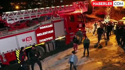 Hakkari'de heyelan sonucu ev hasar gördü