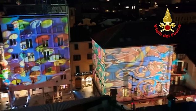 Lecco, brucia una canna fumaria: chiuso il lungolago