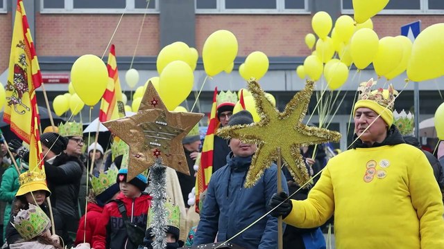 Dziennik Zachodni / Orszak Trzech Króli w Zabrzu / reporter Marzena Bugała - Astaszow