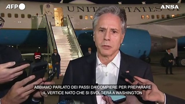 Blinken: Evitare che il conflitto in Medio Oriente si estenda
