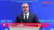 Bakan Işıkhan: Sendikalar toplumumuzu ayakta tutan en önemli sosyal yapılar