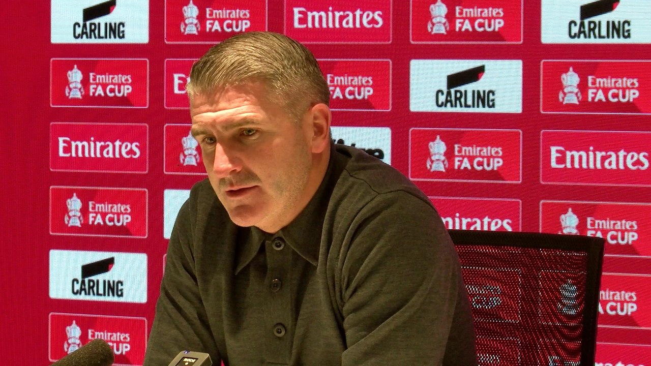 Ryan Lowe reacts to the boys going toe to toe with Chelsea for 58" of the match