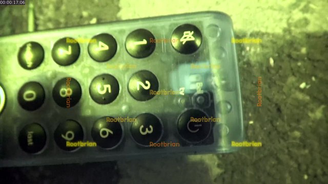 Infrared view of the ruwido (bell tv/telus optik) remote (IR/Bluetooth function)