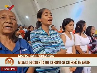 En la Iglesia Catedral del edo. Apure se celebró la Misa de Eucaristía del Deporte