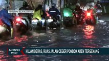 Pantauan Banjir di Sejumlah Wilayah Jakarta dan Bekasi hingga Detik-Detik Rumah 4 Lantai Roboh