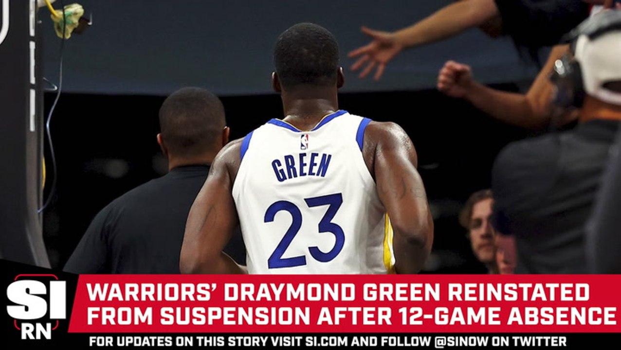 Draymond Green: Golden State Warriors forward reinstated after 12
