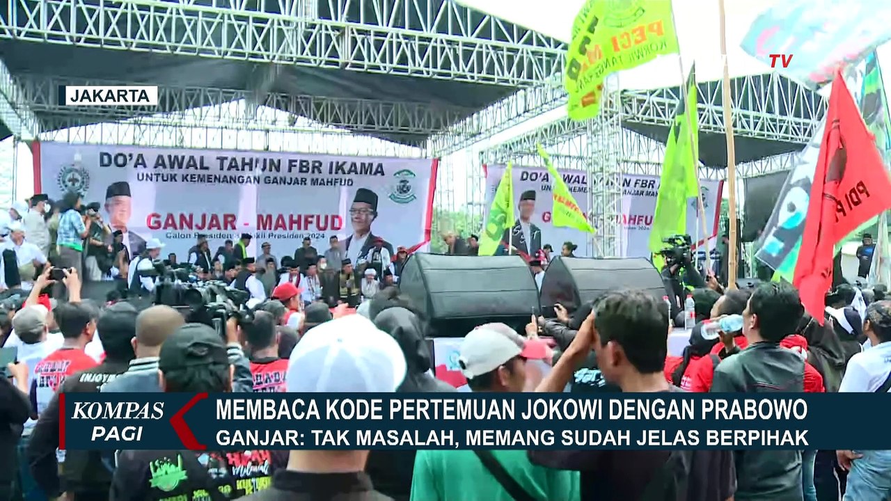 Repons Ganjar dan Muhaimin soal Pertemuan Empat Mata Jokowi dan Prabowo