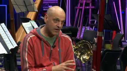 Hospital staff making music to support medical research