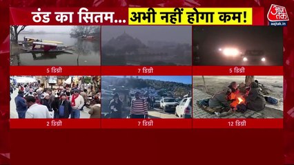 Temparature goes below zero in mountain areas