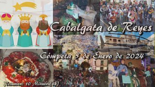 Cabalgata de Reyes. Cómpeta. 5-01-2024 (4k) Resumen...