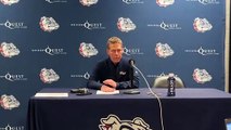 Mark Few following Gonzaga's blowout win over San Diego